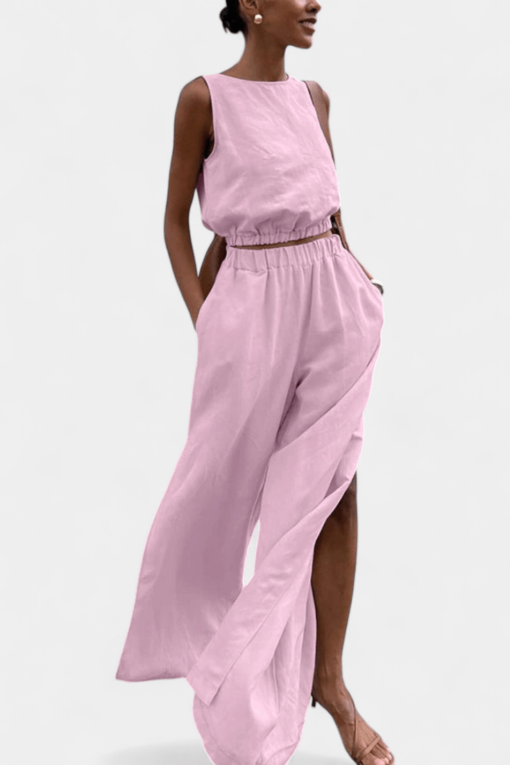 Portia | Strapless Top &amp; Trousers