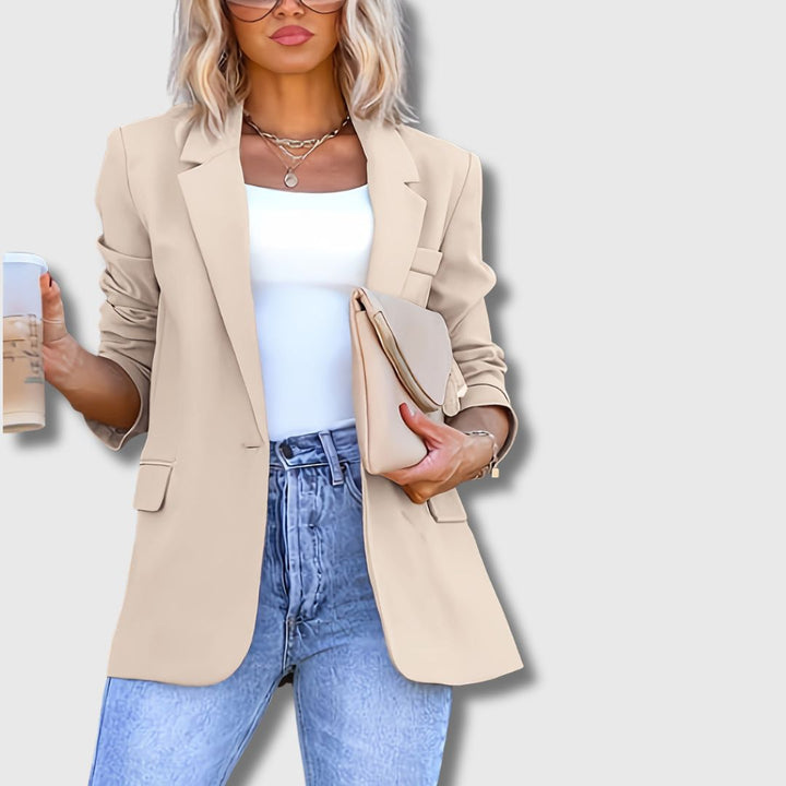 Sylvie | Elegant Beige Blazer