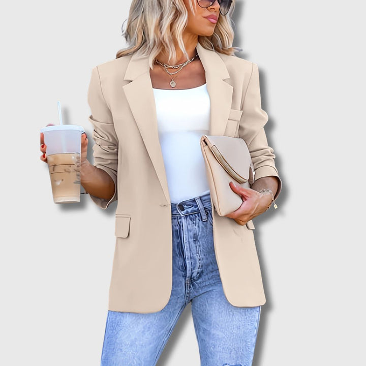Sylvie | Elegant Beige Blazer
