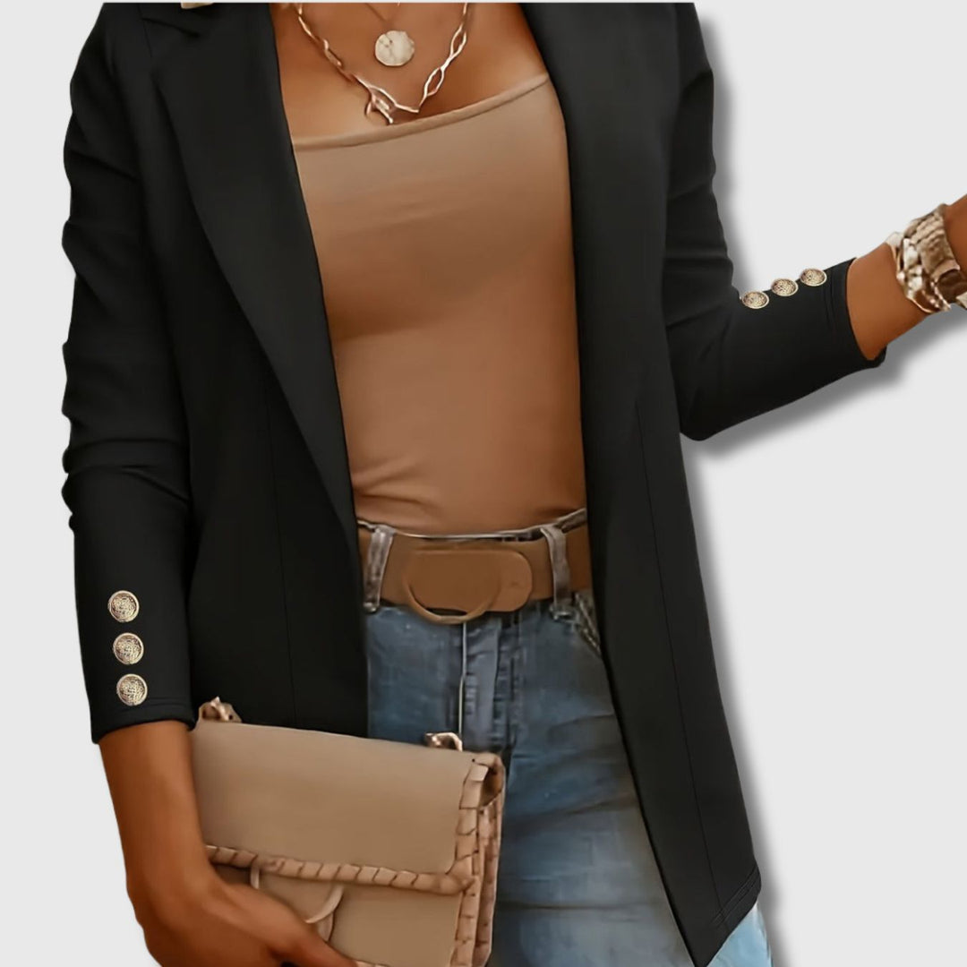 Noémie | Elegant Long Jacket