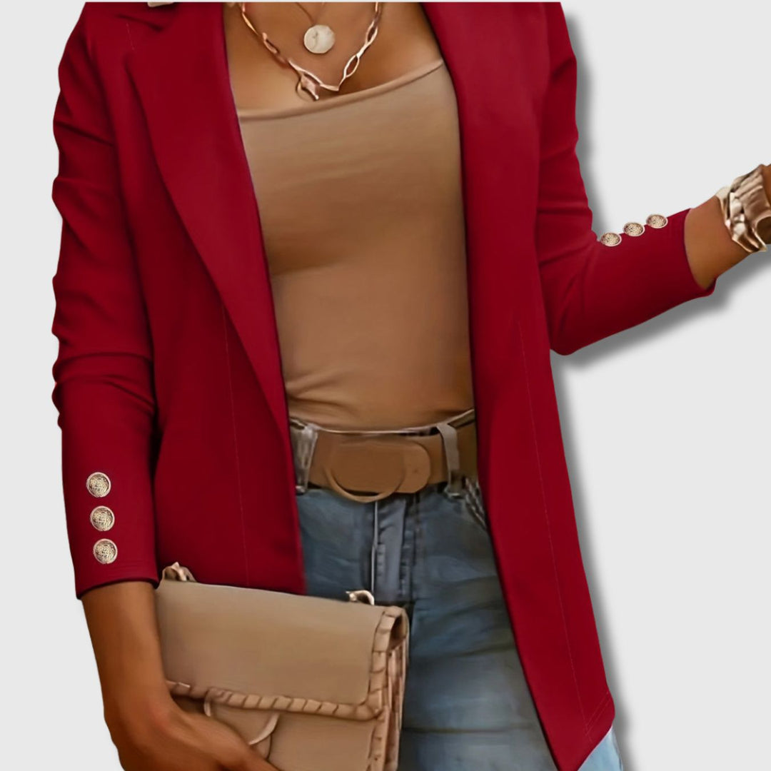 Noémie | Elegant Long Jacket