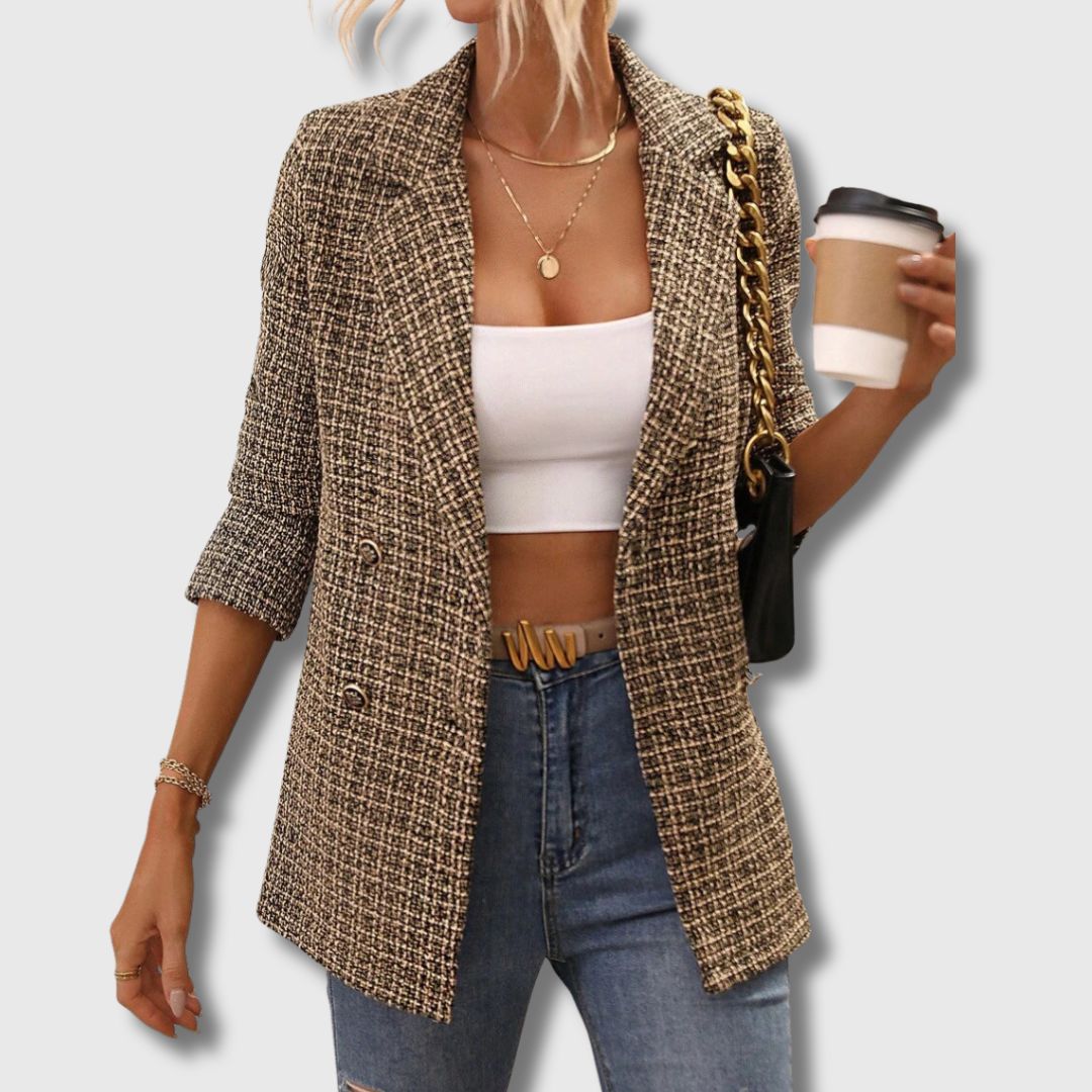 Sabine | Chic Tweed Blazer