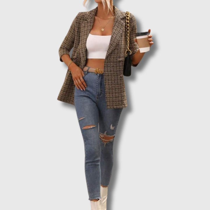 Sabine | Chic Tweed Blazer