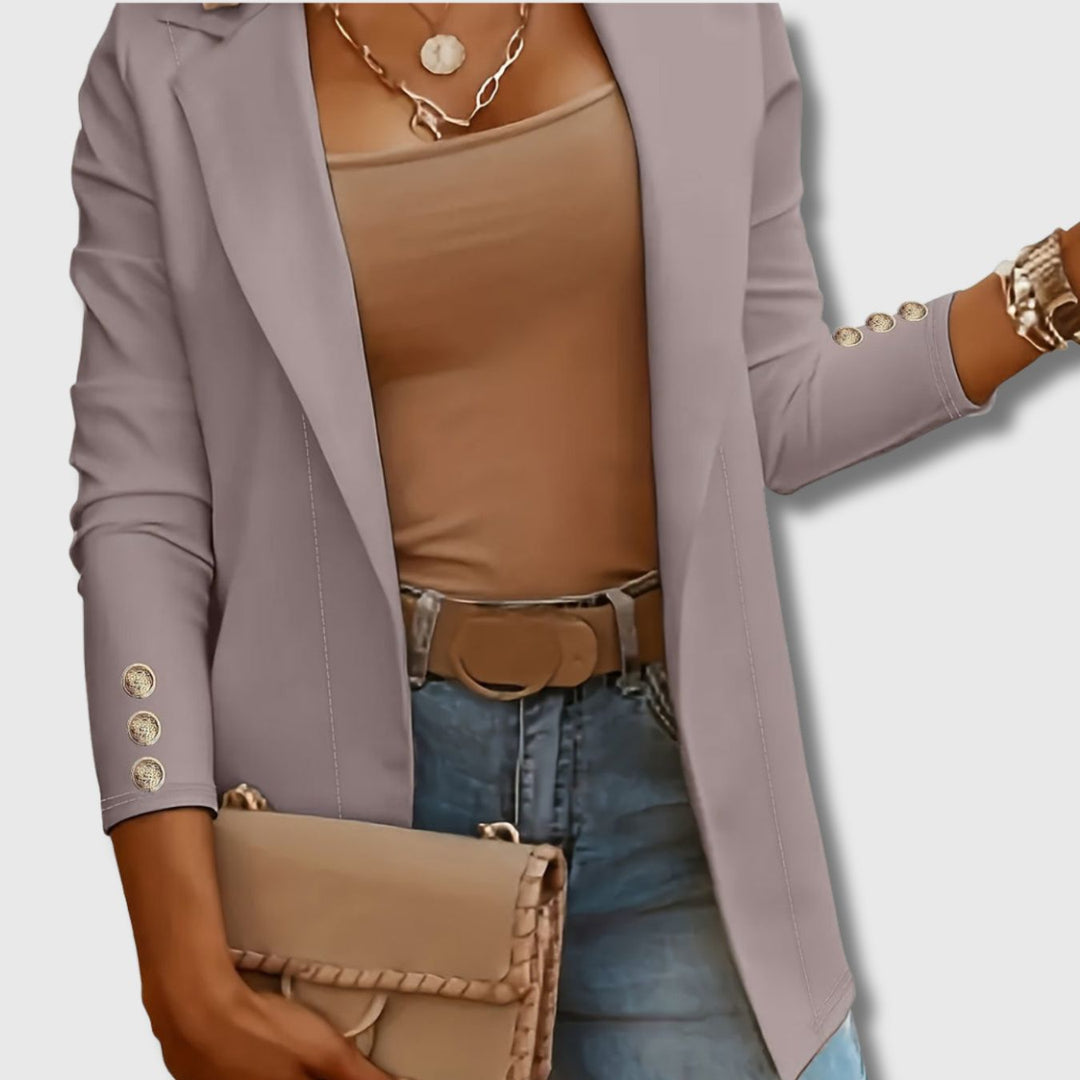 Noémie | Elegant Long Jacket