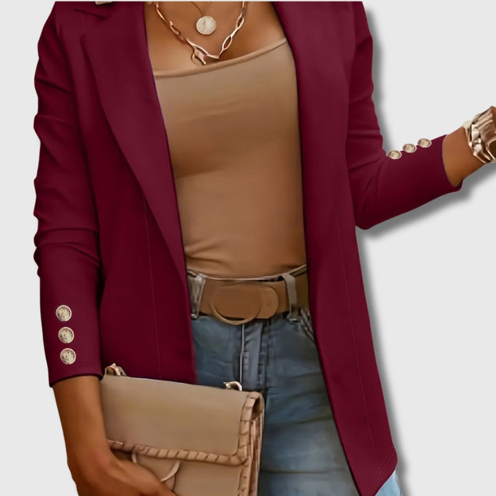 Noémie | Elegant Long Jacket