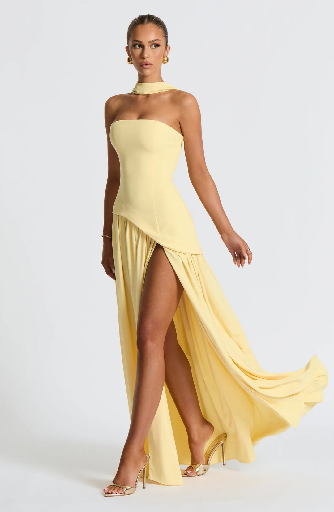 Valoria | Sculpture Romance Gown - Butter Yellow