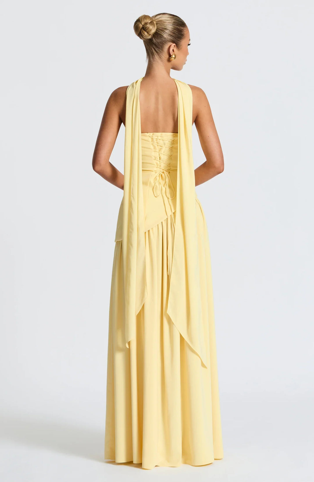 Valoria | Sculpture Romance Gown - Butter Yellow
