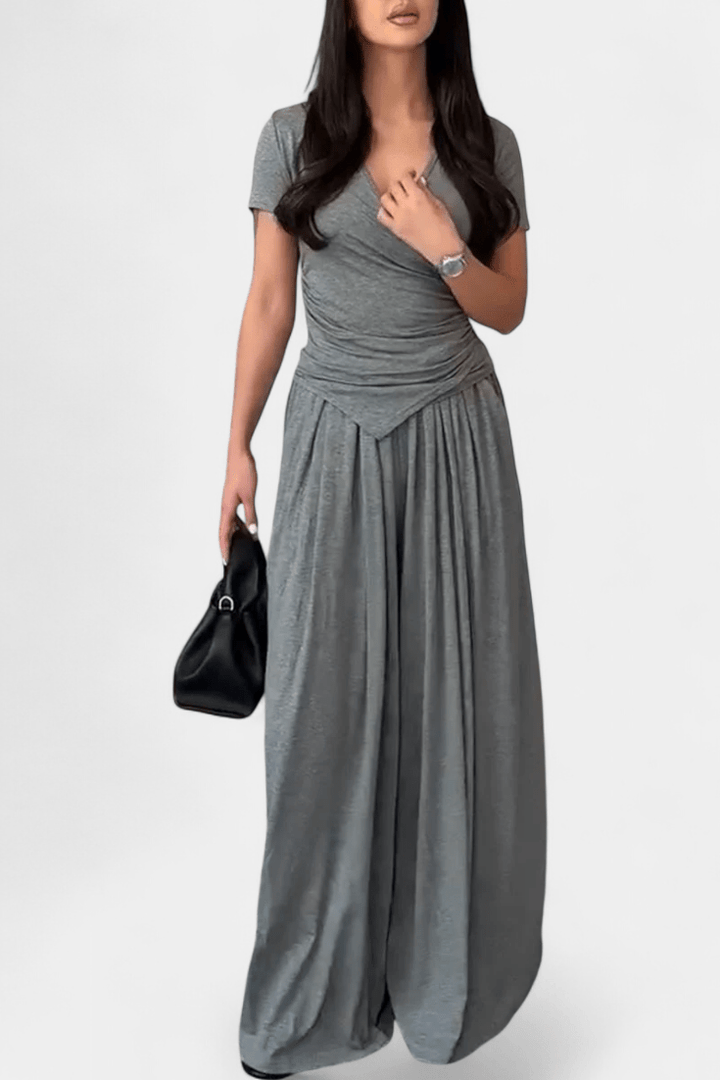 Ruslana | Wrap Top &amp; Trousers