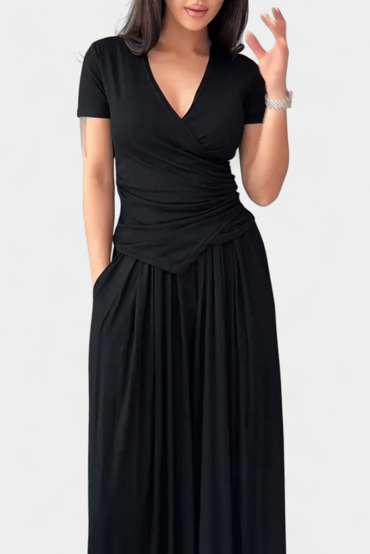 Ruslana | Wrap Top &amp; Trousers