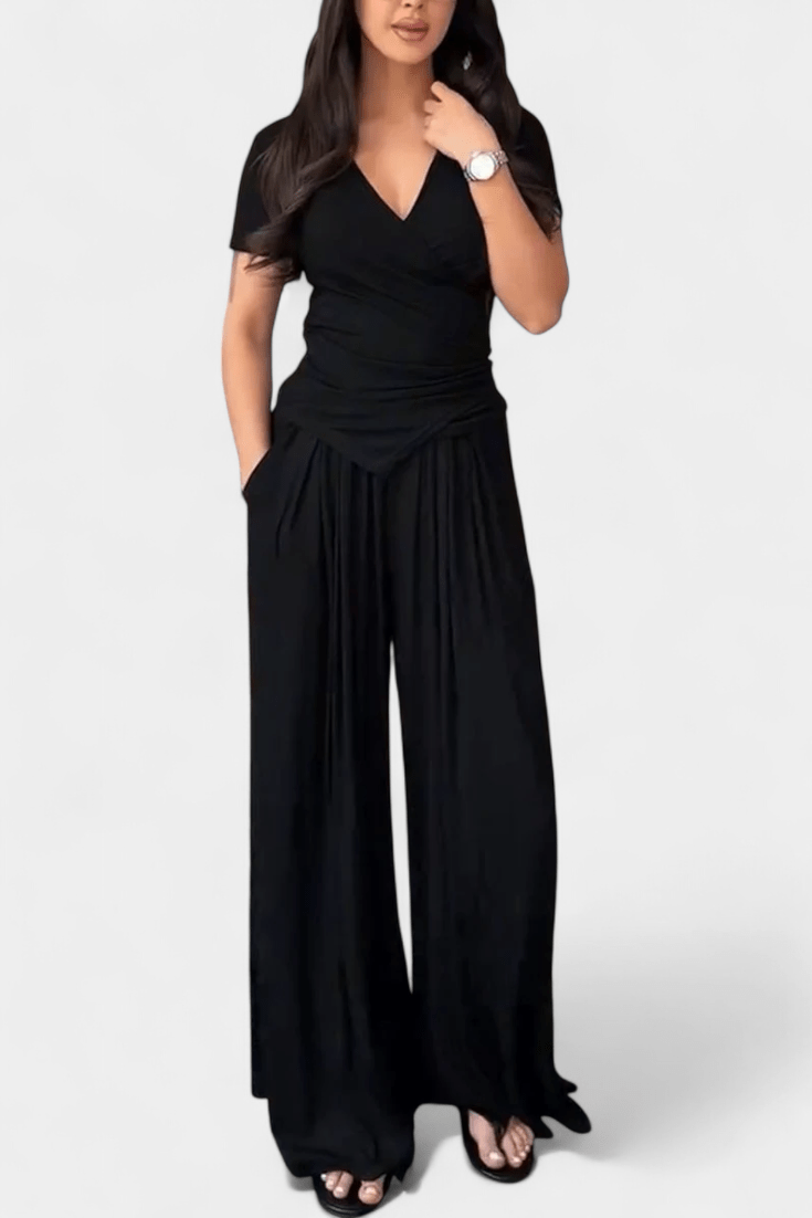 Ruslana | Wrap Top &amp; Trousers