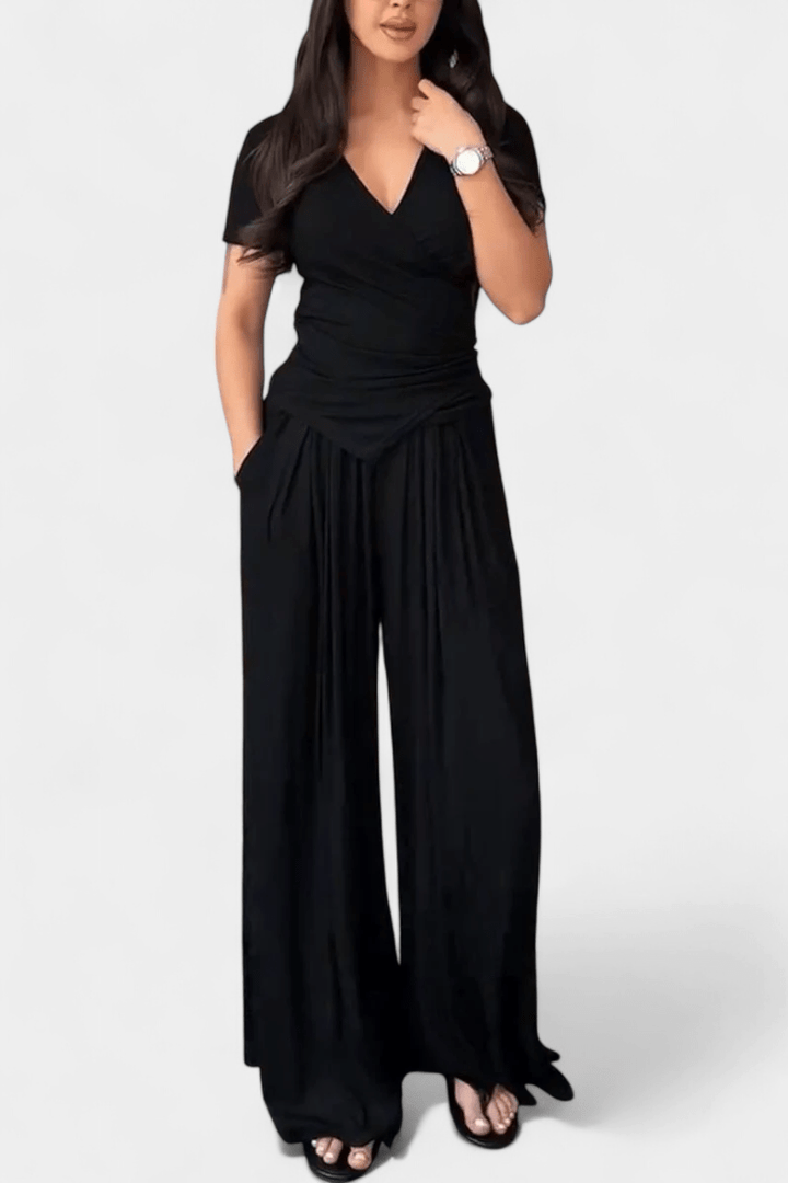 Ruslana | Wrap Top &amp; Trousers