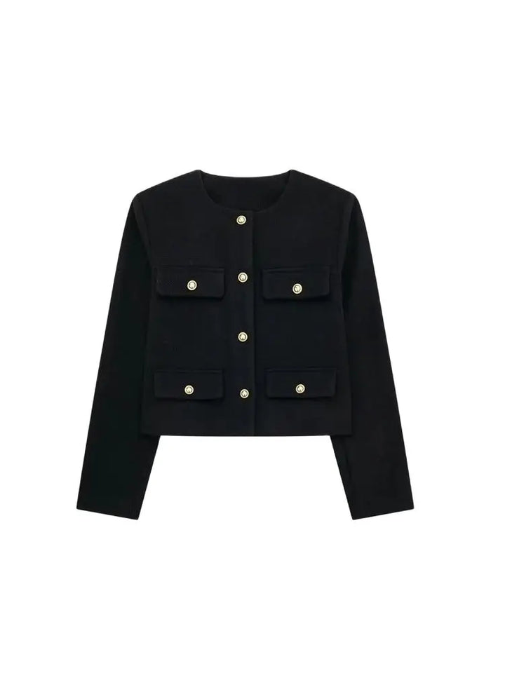 Odessa - Cropped Button Jacket