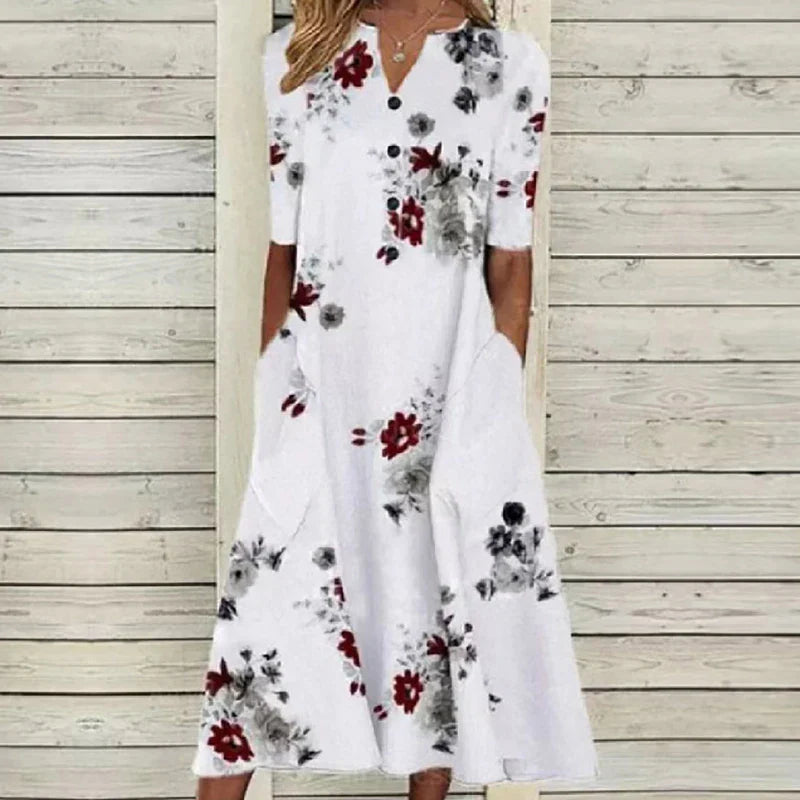 Joyce | Garden Breeze Floral Dress