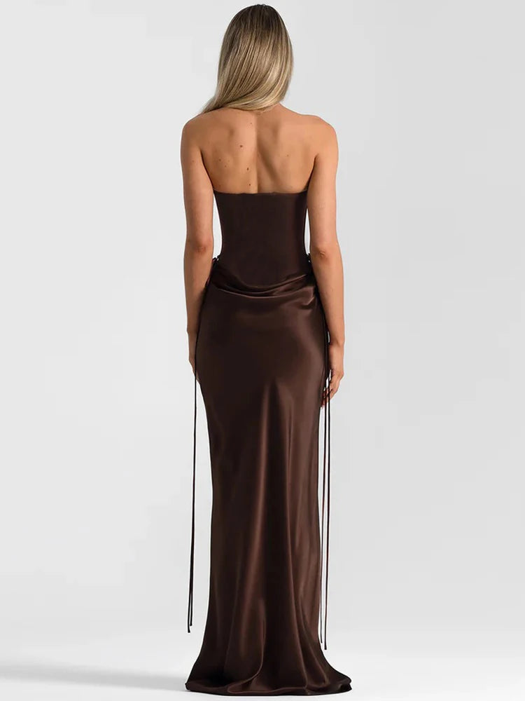 Valenna - Sculpted Strapless Maxi Dress