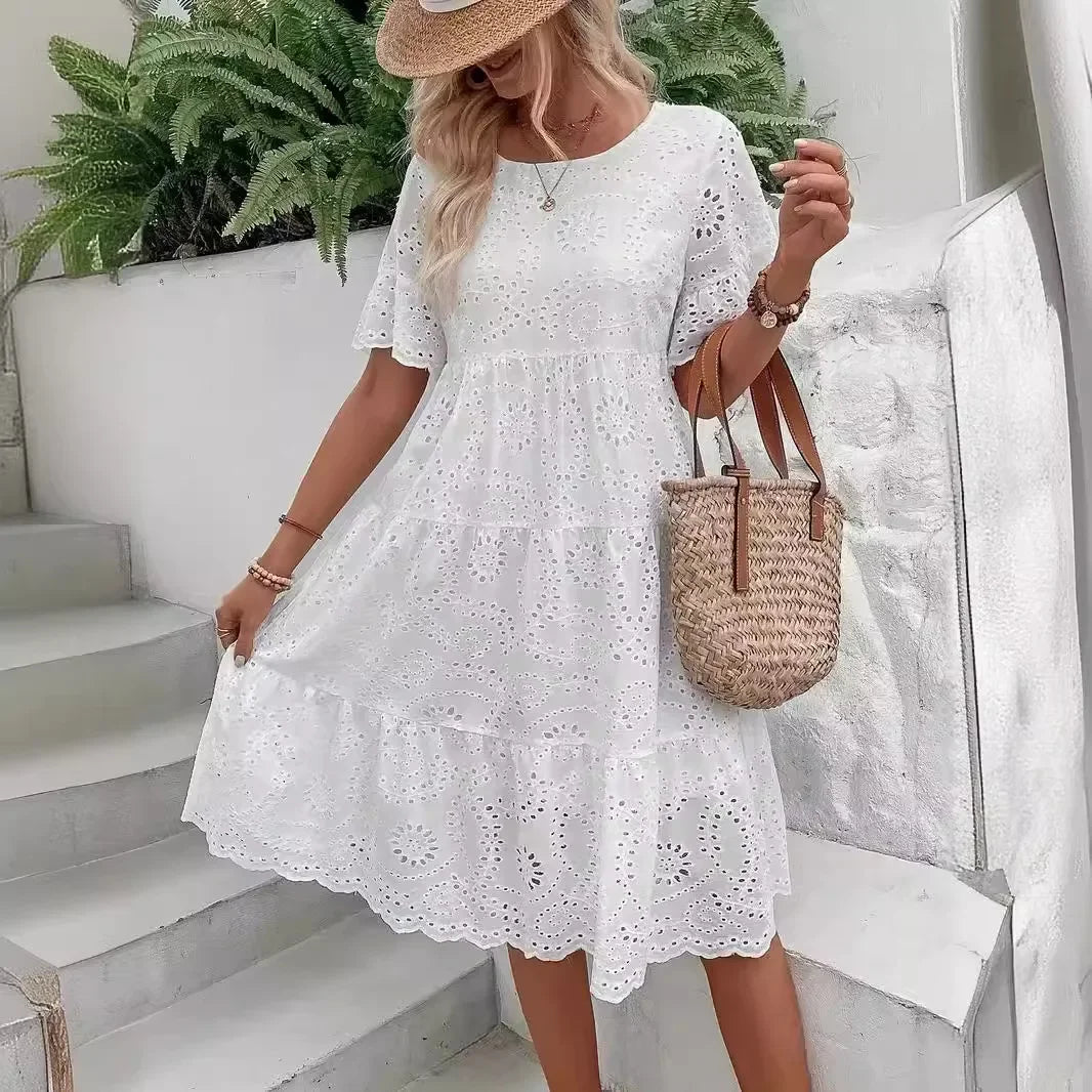 Jacky | Elegant Lace Midi Dress