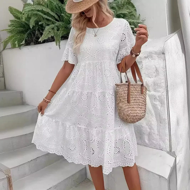 Jacky | Elegant Lace Midi Dress
