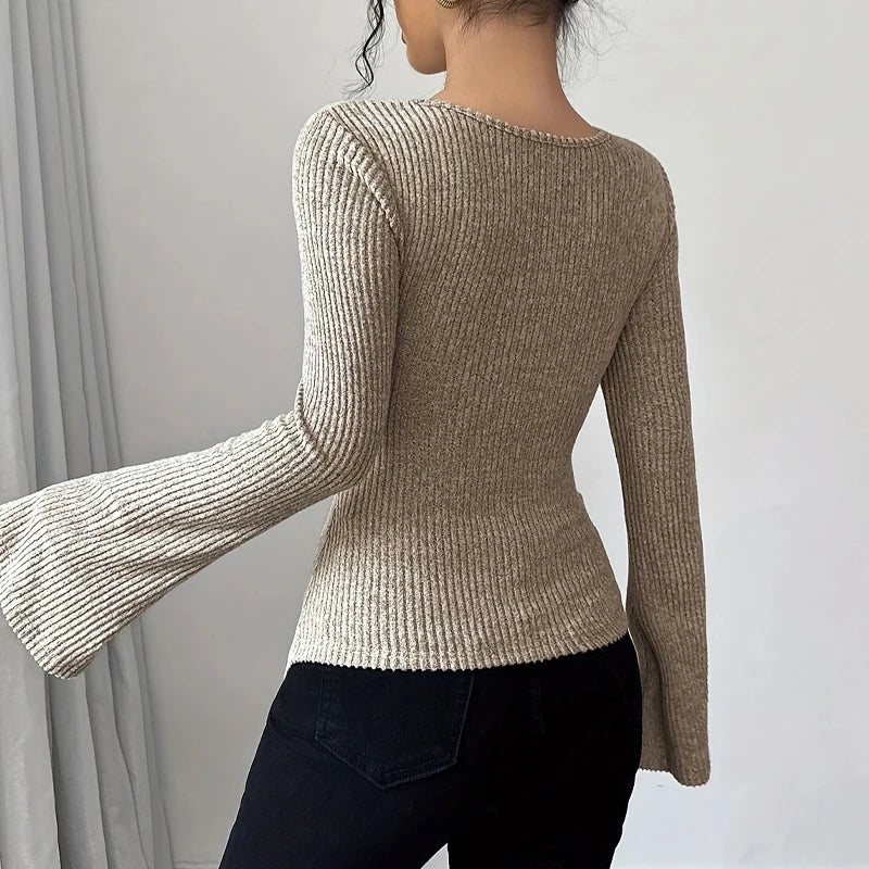 Sienna - Off-Shoulder Knit Top