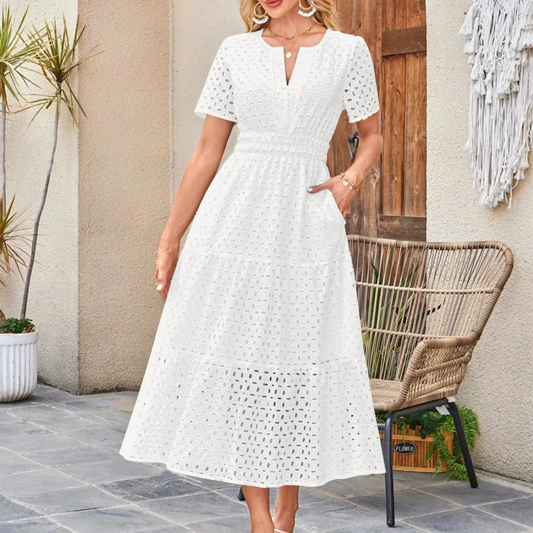 Lorraine | Elegant Lace Maxi Dress