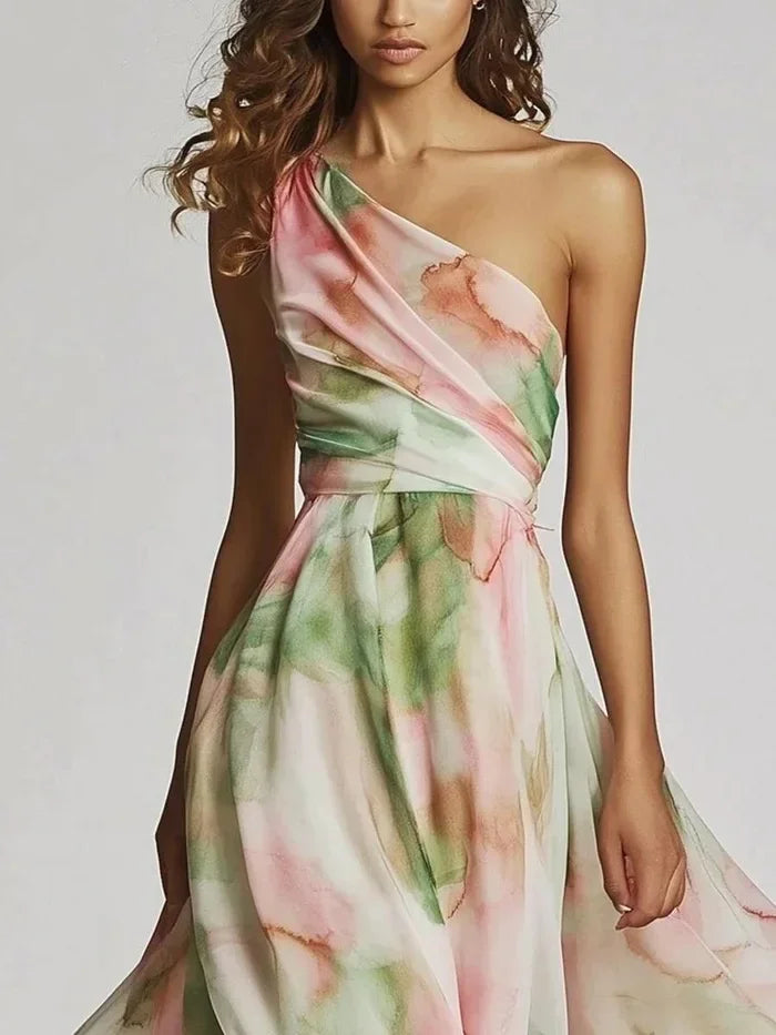 Celestina | One-Shoulder Maxi Dress