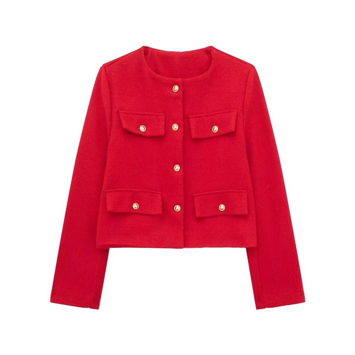 Odessa - Cropped Button Jacket