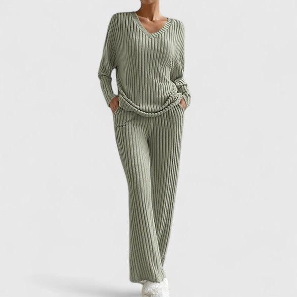 Addison - Ribbed Knit Lounge Set