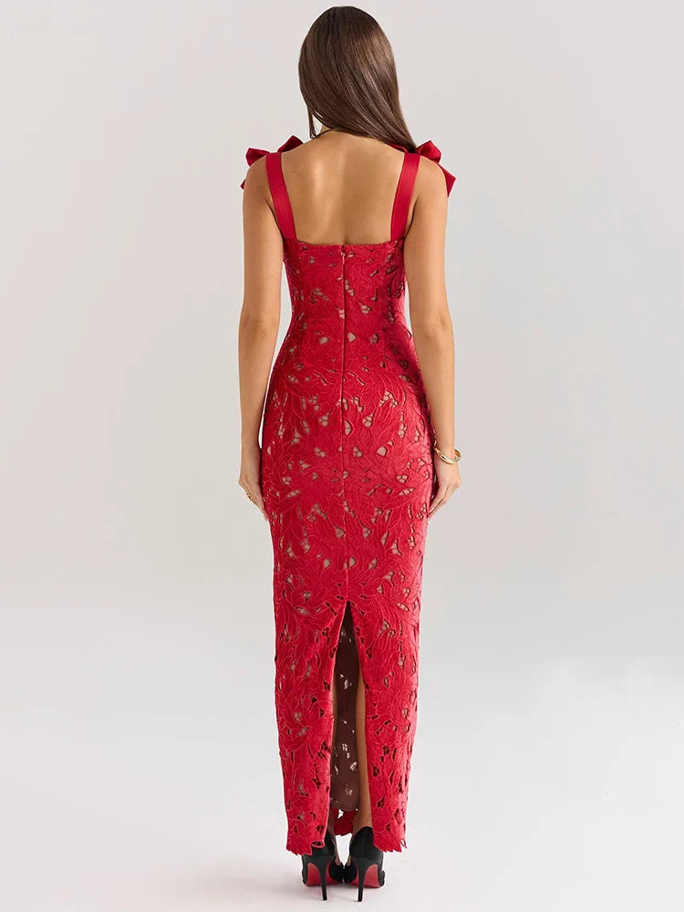 Florence | Square Neck Maxi Dress