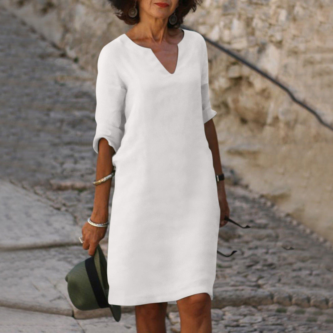 Lyrammi | Elegant V-Neck Dress