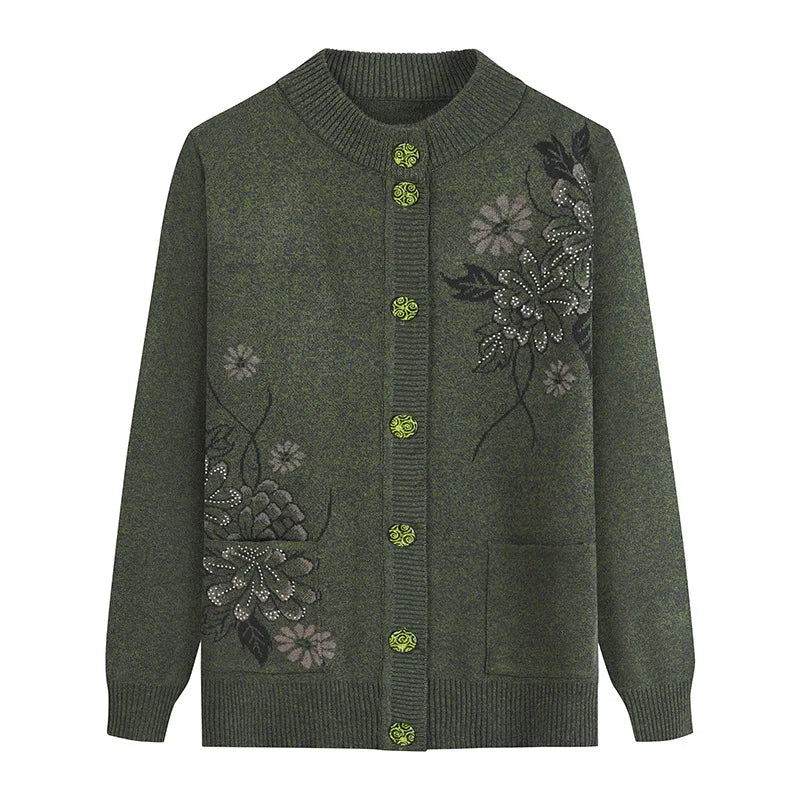 Marielle - Embroidered Knit Cardigan