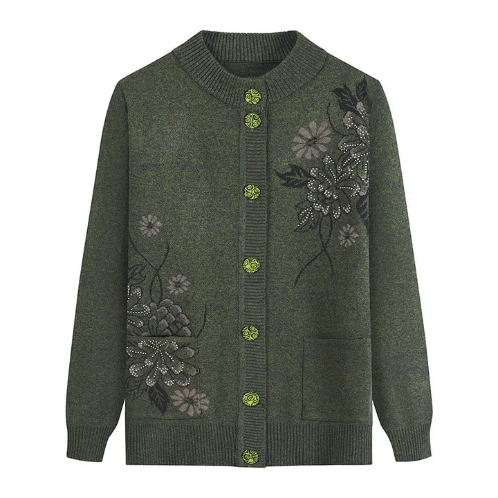 Marielle - Embroidered Knit Cardigan