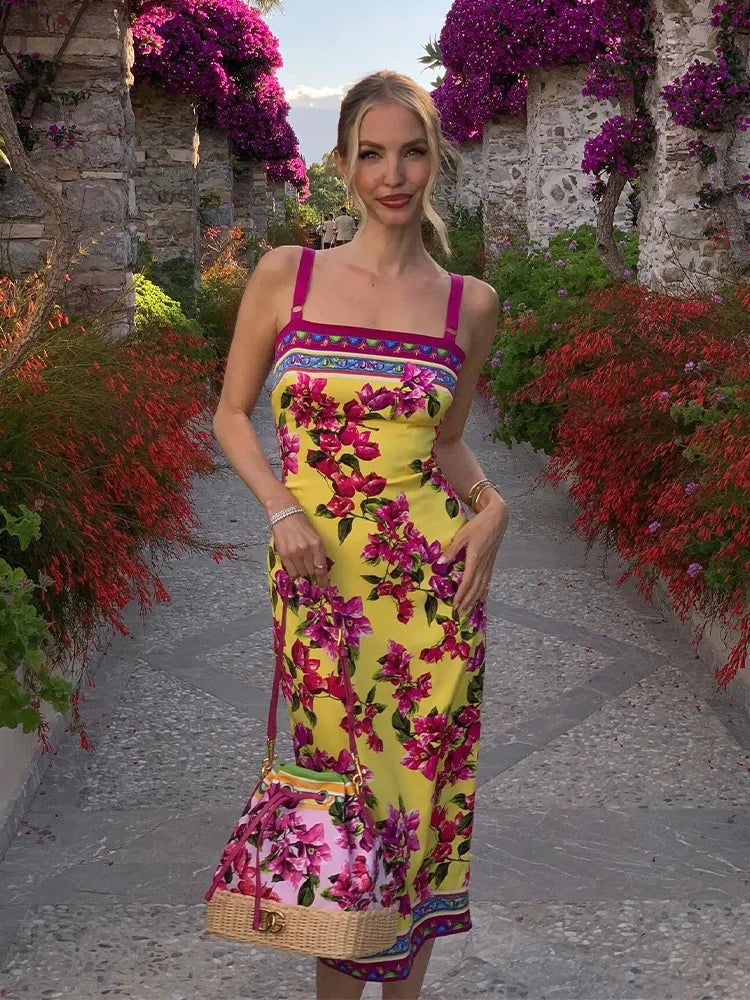Primrose | Floral Midi Dress