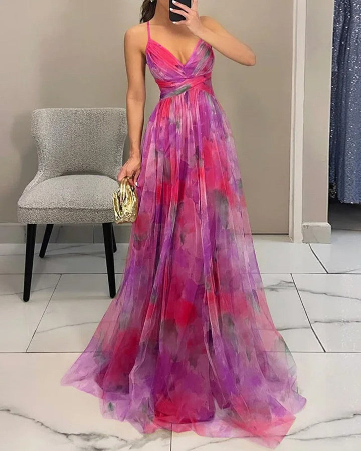 Luna |Floral Wrap Maxi Dress