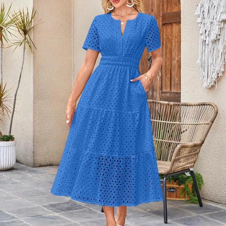 Lorraine | Elegant Lace Maxi Dress
