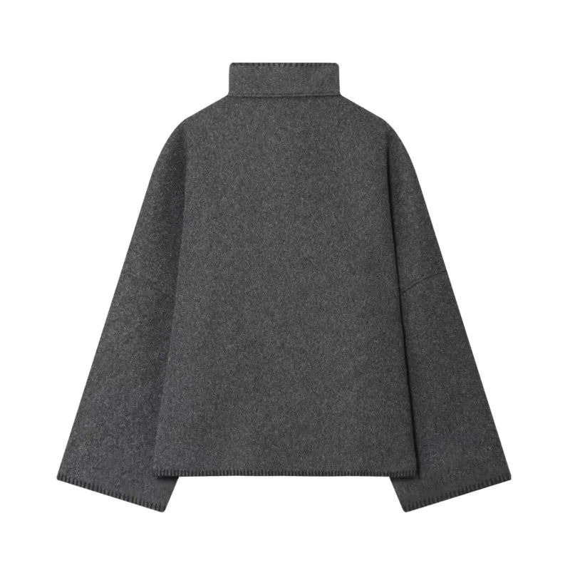 Elowen - Oversized Wool-Feel Jacket