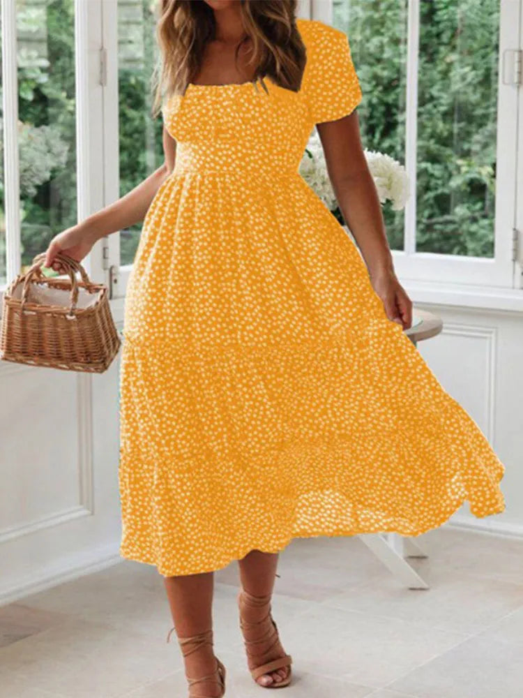 Ruth | Vintage Floral Maxi Dress