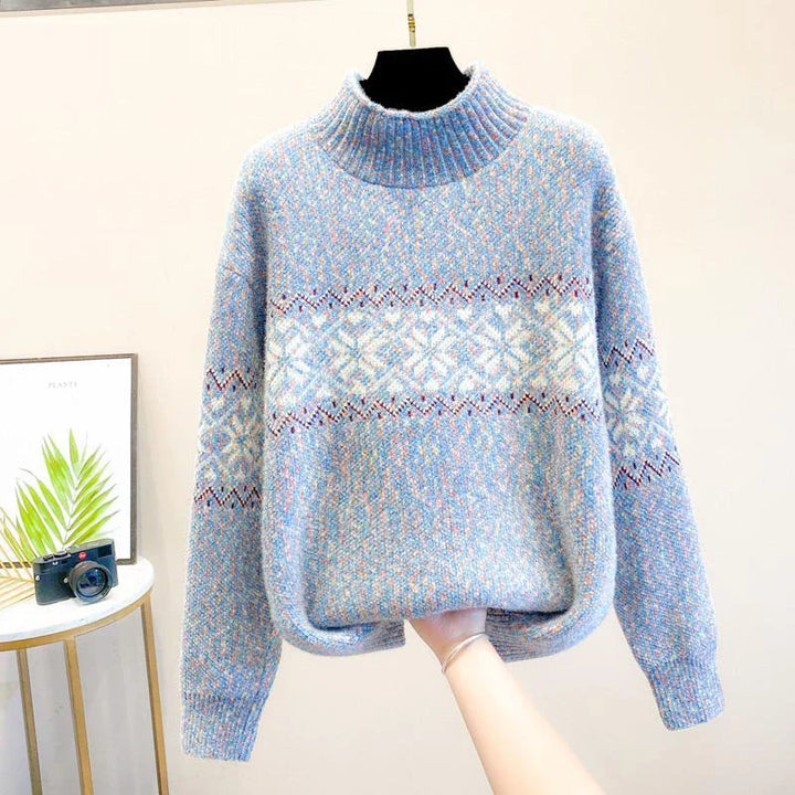 Nadine | Elegant Jacquard Knit Sweater