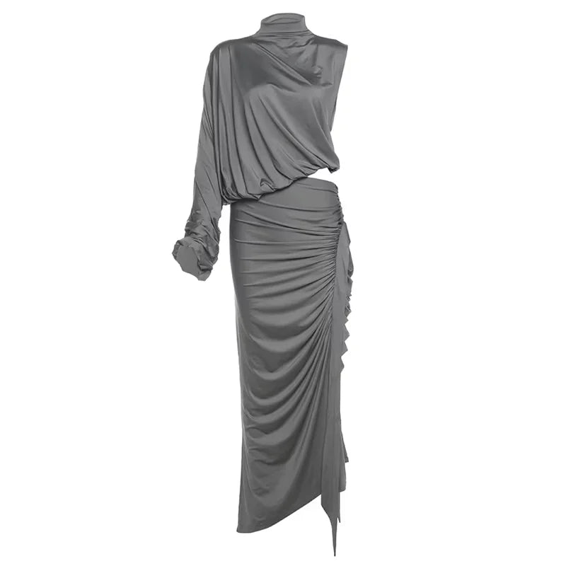 Aurelia Draped Two-Piece Dress Set
