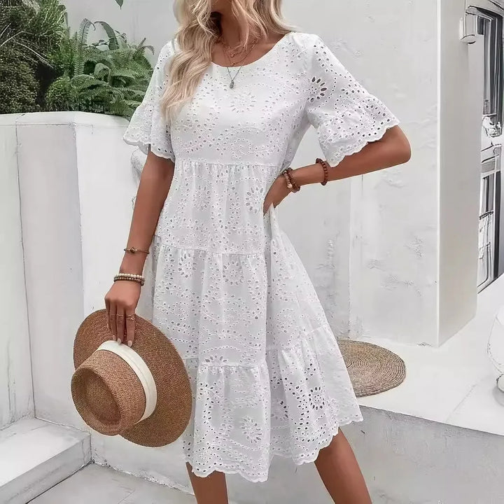 Jacky | Elegant Lace Midi Dress