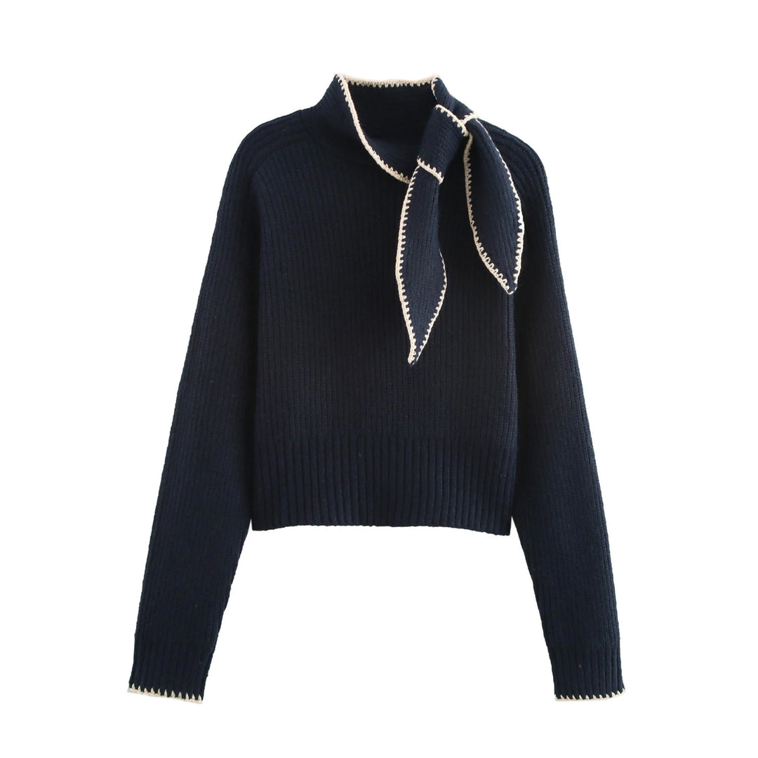 Harper - Bow-Neck Knit Jumper
