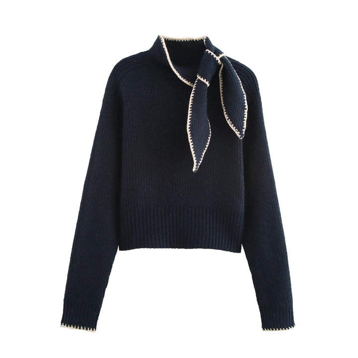 Harper - Bow-Neck Knit Jumper