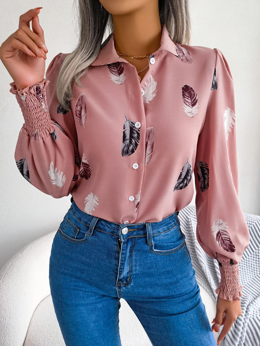Sarah - Floral Shirt