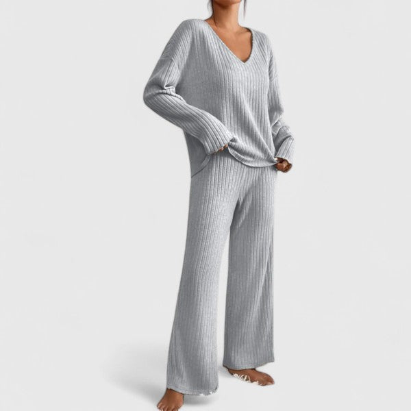 Addison - Ribbed Knit Lounge Set