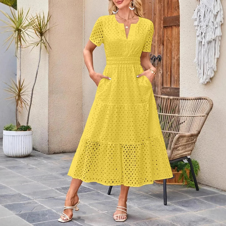 Lorraine | Elegant Lace Maxi Dress
