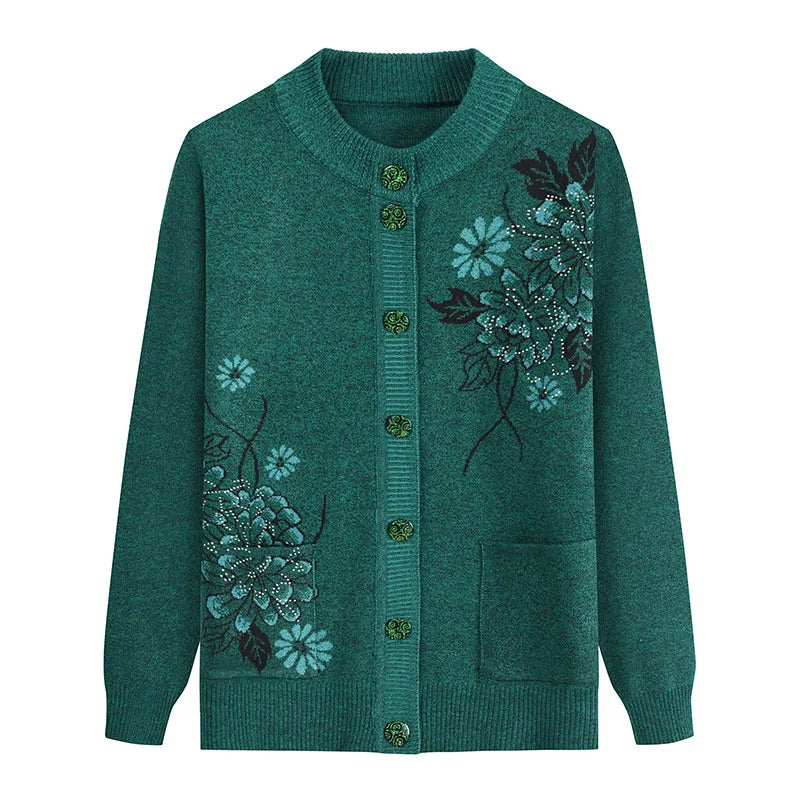 Marielle - Embroidered Knit Cardigan