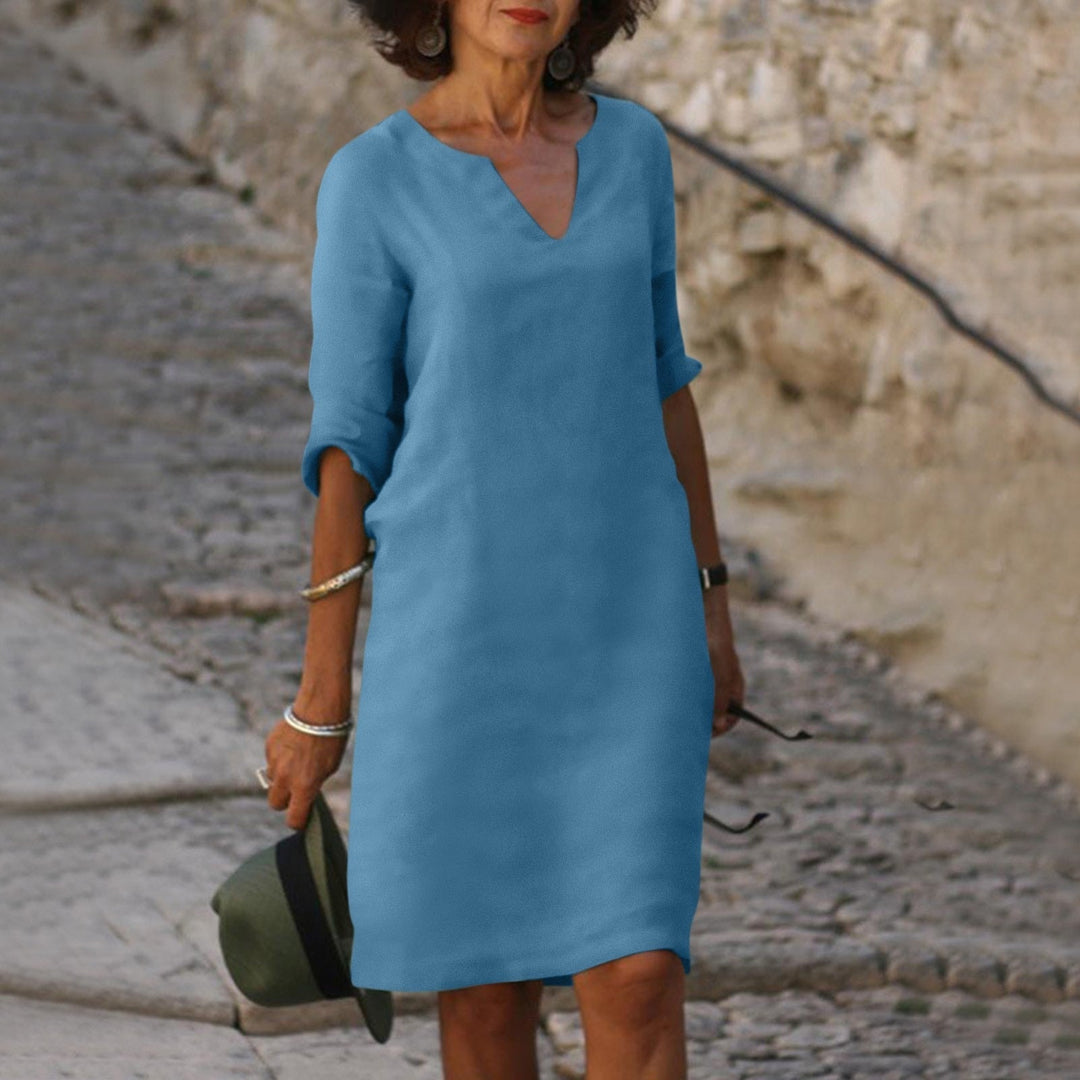 Lyrammi | Elegant V-Neck Dress