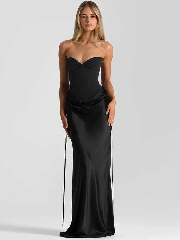 Valenna - Sculpted Strapless Maxi Dress