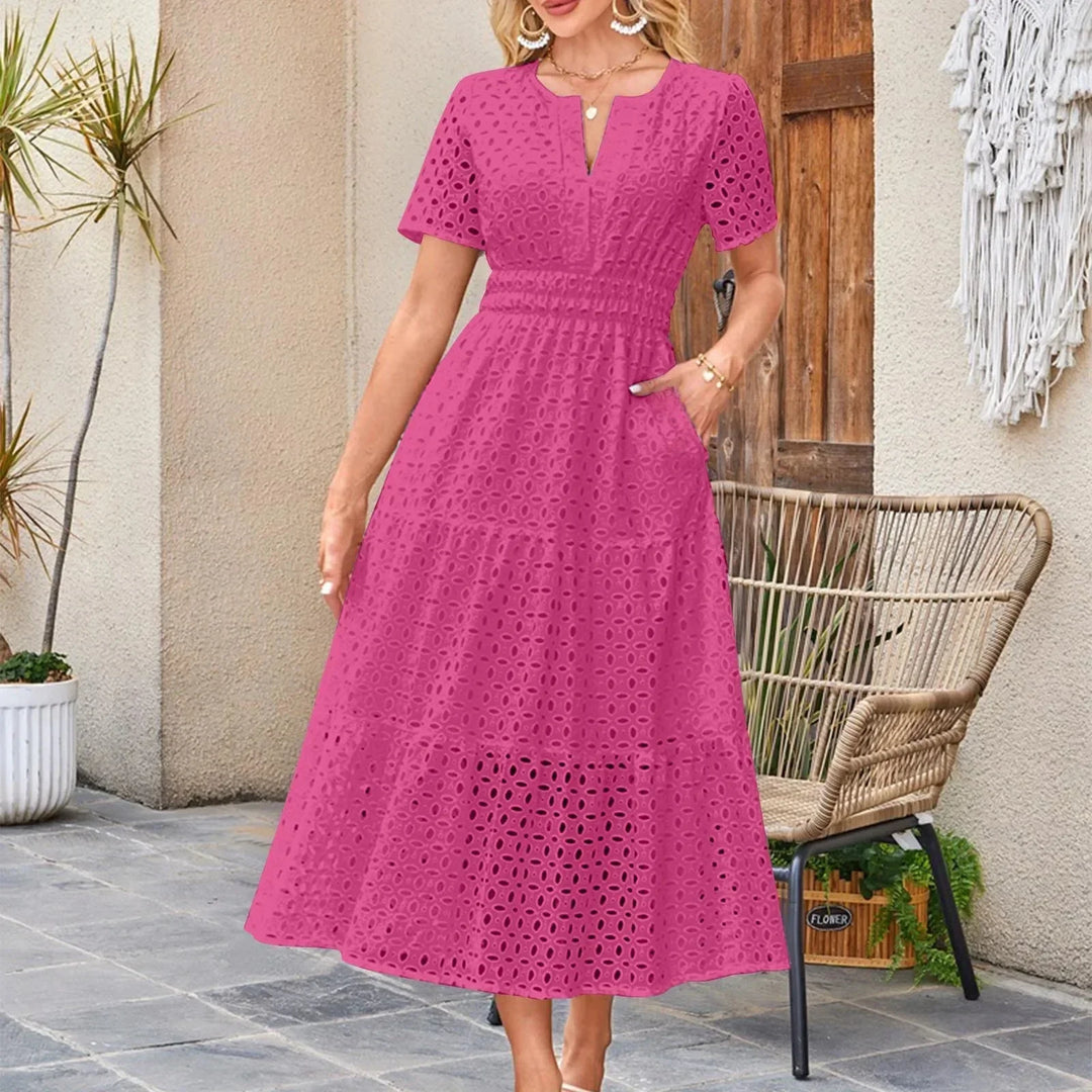 Lorraine | Elegant Lace Maxi Dress