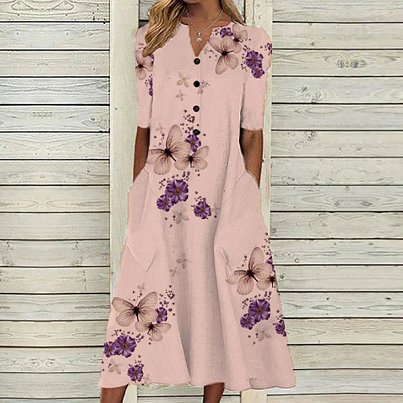 Joyce | Garden Breeze Floral Dress