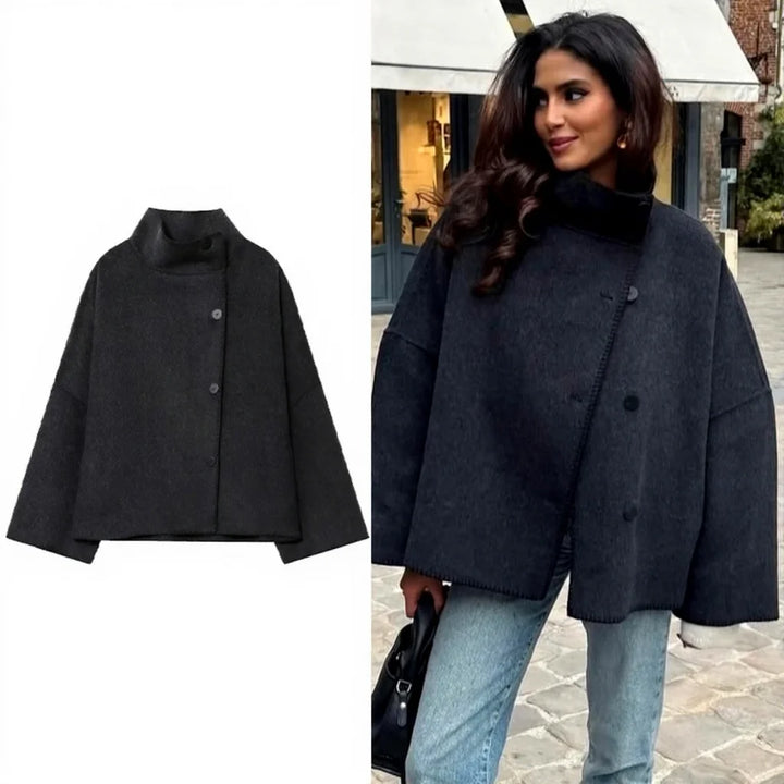 Elowen - Oversized Wool-Feel Jacket