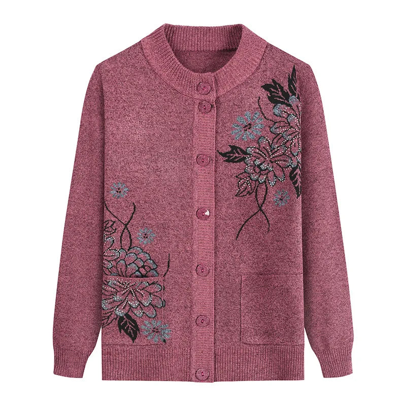 Marielle - Embroidered Knit Cardigan