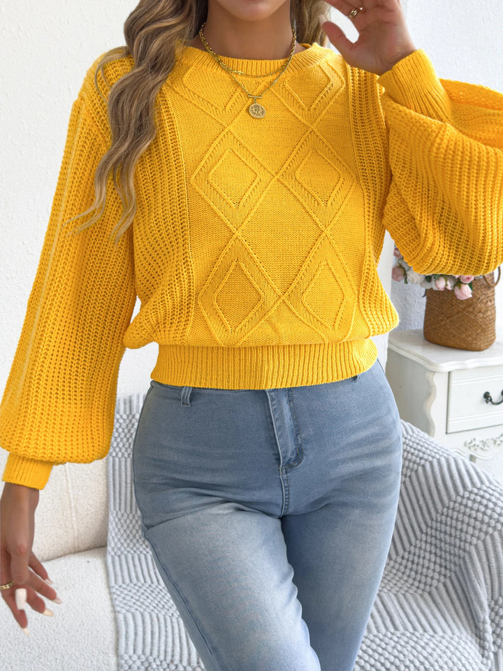 Sienna - Textured Knit Jumper